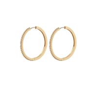 Fossil Pendientes de aro Ellis All Stacked Up para Mujer, metal dorado, JA7261710, Talla única, Latón, Sin piedra preciosa, Oro Miel