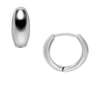 Fossil Pendientes para Mujer en Acero Inoxidable o Semipreciosos con Cierre de Palanca, Oro Sepia, Tono plateado