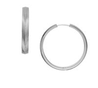 FOSSIL Pendientes para Mujer en Acero Inoxidable o Semipreciosos con Cierre de Palanca, Plata Brillante