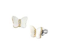 FOSSIL Pendientes 'SUTTON' oro / plata / blanco One Size EUR