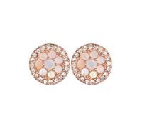 FOSSIL Pendientes 'VINTAGE GLITZ' oro rosa / rosa / blanco One Size oro rosa / rosa / blanco