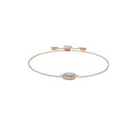 Fossil Pulsera de acero o latón para mujer con cierre deslizante