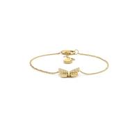 Fossil Pulsera de cadena fina en acero inoxidable con cierre de langosta para mujer