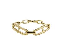 Fossil Pulsera Mujer, Pulsera Cadena Heritage Latón, Dorado Y Blanco