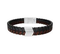 Fossil Pulsera de cuero apilada para hombre, One Size, Cuero, Sin piedra preciosa