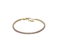 Fossil Ellis JA7306710 - Pulsera de latón dorado para mujer