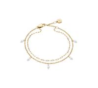 Fossil Ellis JF04895710 - Pulsera de acero inoxidable en tono dorado para mujer