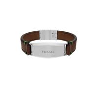 Fossil Everett Hombre Pulsera de cuero marrón, JF04988040