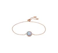 FOSSIL Pulsera 'Merrit' azul claro / oro rosa / transparente One Size EUR
