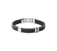 Fossil Pulsera para hombre en acero o piel con cierre desplegable