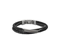 FOSSIL Pulsera negro / plata One Size negro / plata