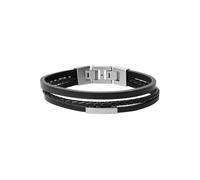 Fossil Pulsera para hombre en acero o piel con cierre desplegable