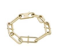 Fossil Pulsera para mujer Heritage JF04234710, inoxidable tono oro, 190 mm x 8,5 mm