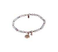 FOSSIL Pulsera 'VINTAGE MOTIFS' gris / blanco One Size EUR
