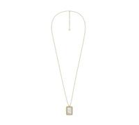 Fossil Raquel Collar de acero inoxidable en tono dorado para mujer, JF04996710