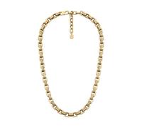 Fossil Raquel JF04954710 - Collar de acero inoxidable dorado para mujer