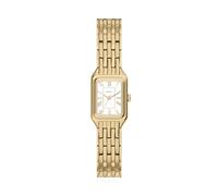 Fossil Raquel - Reloj de cuarzo de acero inoxidable para mujer, Dorado, 18MM, Minimalista