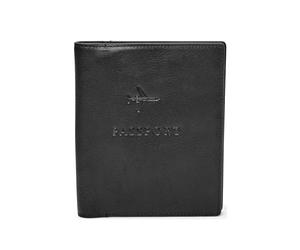 Fossil regalo per gli uomini Estuche para pasaporte, Estuche para pasaporte 100% piel negro 11,43 cm largo x 1,27 cm ancho x 13,97 cm alto MLG0358001