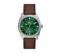 Fossil Reloj analógico de Cuarzo para Hombre con Correa de Cuero FS6085, marrón, 42MM, Correa
