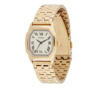 Fossil Reloj Analógico para Mujer de Cuarzo con Correa en Acero Inoxidable, Oro Caramelo, 27 mm, ES5361
