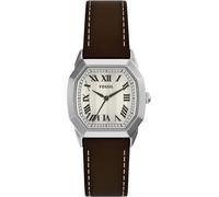 Fossil Harlow Reloj para Hombre de Acero Inoxidable Color Plateado de 33MM, FS6214