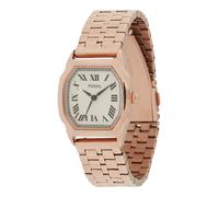 Fossil Reloj Analógico para Mujer de Cuarzo con Correa en Acero Inoxidable, Oro Rosa Pastel, 27 mm, ES5386