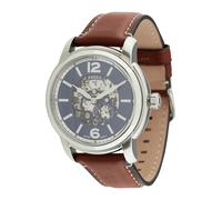 FOSSIL Reloj analógico 'Heritage' azul paloma / marrón / plata One Size EUR