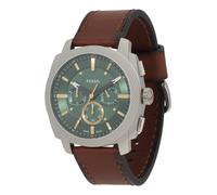FOSSIL Reloj analógico 'Machine' marrón / verde / plata One Size EUR
