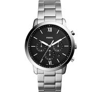 FOSSIL Reloj analógico negro / plata / blanco One Size negro / plata / blanco