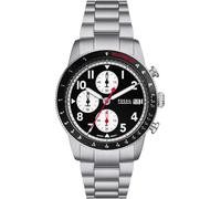 Fossil Reloj para hombre Sport Tourer de acero inoxidable con cronógrafo, FS6045, Negro