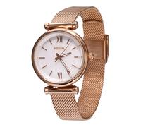 FOSSIL Reloj analógico oro rosa / blanco One Size EUR