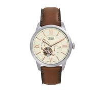 Fossil Reloj Analógico para Hombre de Automático con Correa en Cuero ME3266, 8.7Lx8.7Wx7Hcm, Camel, 44 mm