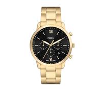 Fossil Reloj Analógico para Hombre de Cuarzo con Correa en Acero Inoxidable FS6093, Negro Ahumado