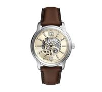 Fossil Reloj Analógico para Hombres de Automático con Correa en Cuero ME3264