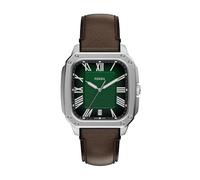 Fossil Reloj Analógico para Hombres de Cuarzo con Correa en Cuero FS6150