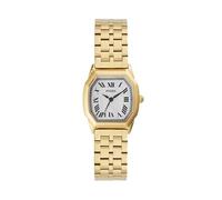 Fossil Reloj Analógico para Mujer de Cuarzo con Correa en Acero Inoxidable, Oro Caramelo, 27 mm, ES5361