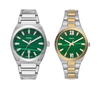 Fossil Reloj Analógico para Mujeres de Cuarzo con Correa en Acero Inoxidable ES5334
