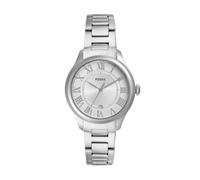 Fossil Reloj Analógico para Mujeres de Cuarzo con Correa en Acero Inoxidable, Tono Plateado, 38 mm, ES5393
