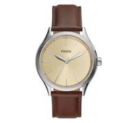 FOSSIL Reloj Analógico para Unisex Adulto de Cuarzo con Correa en Cuero BQ2865