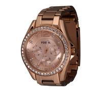 FOSSIL Reloj analógico 'Riley' oro rosa One Size oro rosa