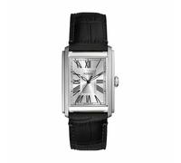 Fossil Reloj Carraway para Hombre, Movimiento de Cuarzo de Tres manecillas con Correa de Piel o Acero Inoxidable, Grafito