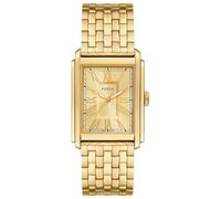 Fossil Reloj Análogico-Digital para Hombre de Automático con Correa en Poliéster FS6009, Tono Oro