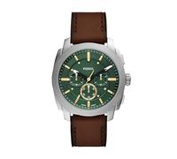 Fossil Reloj cronógrafo de Cuero marrón para Hombre, Marrón