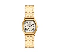 Fossil Reloj Analógico para Mujer de Cuarzo con Correa en Acero Inoxidable, Oro Caramelo, 27 mm, ES5361