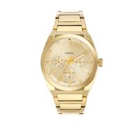 Fossil Reloj Everett para Hombre, Movimiento Cronógrafo Cuarzo con Correa de Piel o Acero