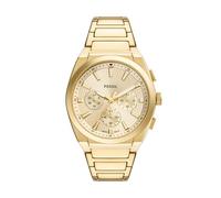 FOSSIL Reloj analógico 'Everett' oro / negro, Talla One Size