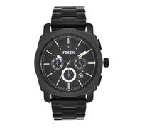 Fossil Reloj Machine para Hombre, Movimiento cronógrafo de Cuarzo 45mm con Correa de Acero o Piel