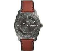 Fossil Reloj Machine para Hombre, Movimiento Fecha Cuarzo Tres Agujas con Correa de Piel o Acero