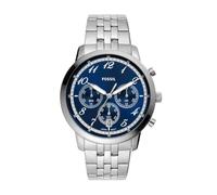 Fossil Reloj Neutra para Hombre, Movimiento cronógrafo de Cuarzo con Correa de Acero Inoxidable