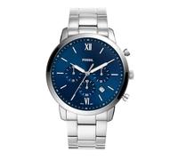 Fossil Reloj Neutra para Hombre, Movimiento cronógrafo de Cuarzo con Correa de Acero Inoxidable